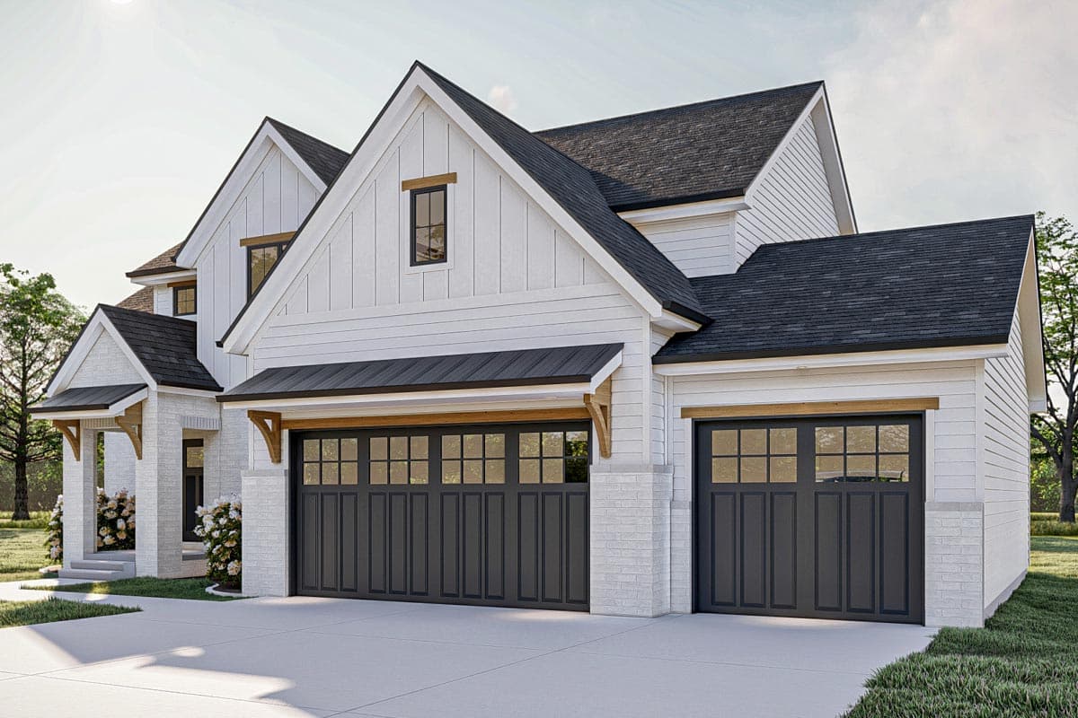 Plan 623243DJ: 2761 Square Foot New American Farmhouse with 4 Upstairs Bedrooms and Laundry - Image #17 - Country, Craftsman, Modern Farmhouse, New American