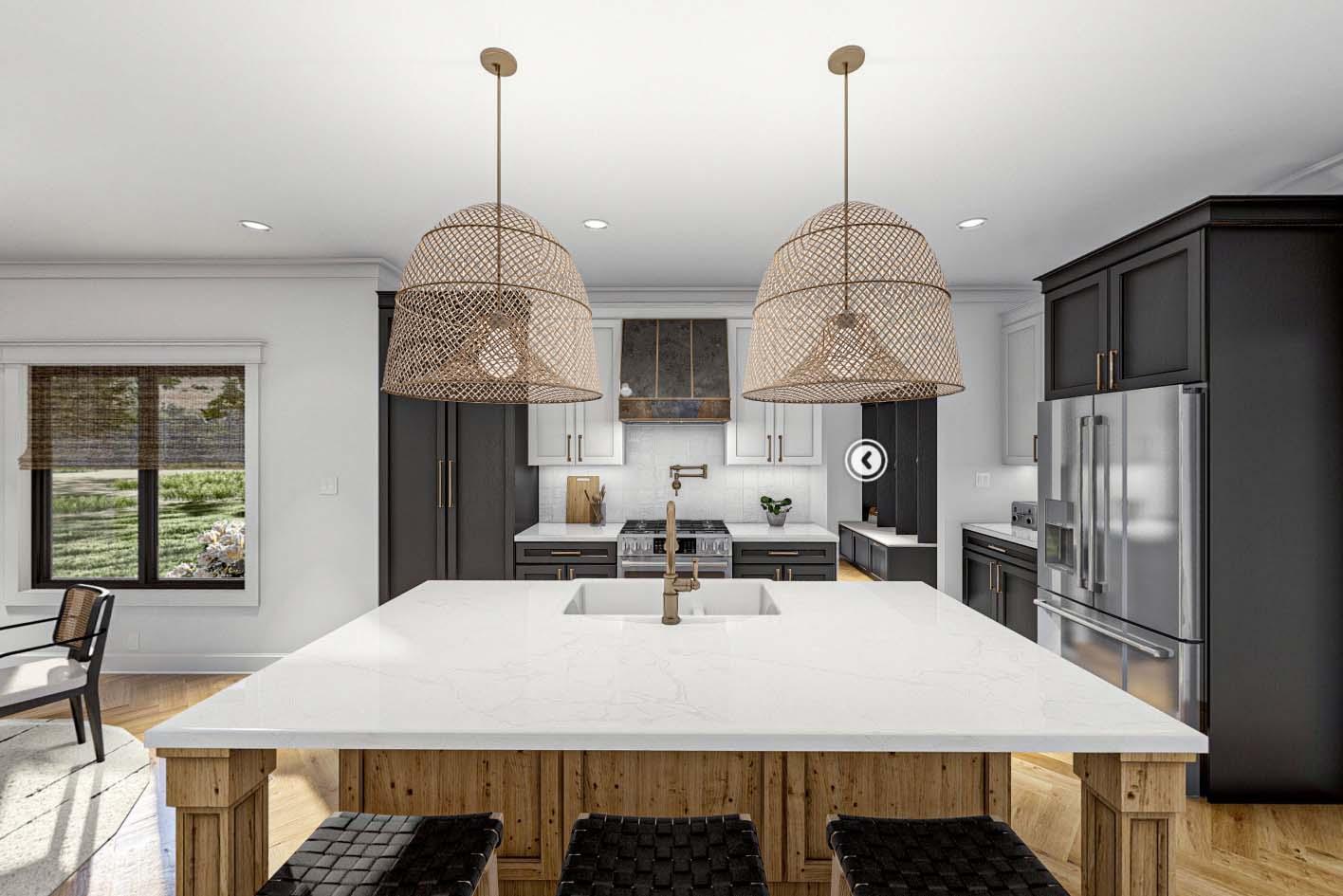 Plan 623243DJ: 2761 Square Foot New American Farmhouse with 4 Upstairs Bedrooms and Laundry - Virtual Tour Cover Image - Country, Craftsman, Modern Farmhouse, New American