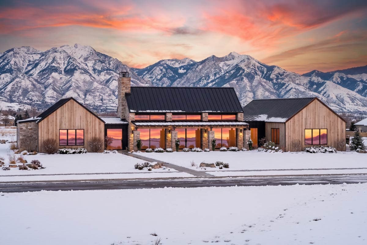 Plan 818059JSS: New Zealand Modern Farmhouse with 11 Foot Deep Porches - 3025 Sq Ft - Image #2 - Contemporary, Country, European, Farmhouse, Modern Farmhouse, Scandinavian, Transitional