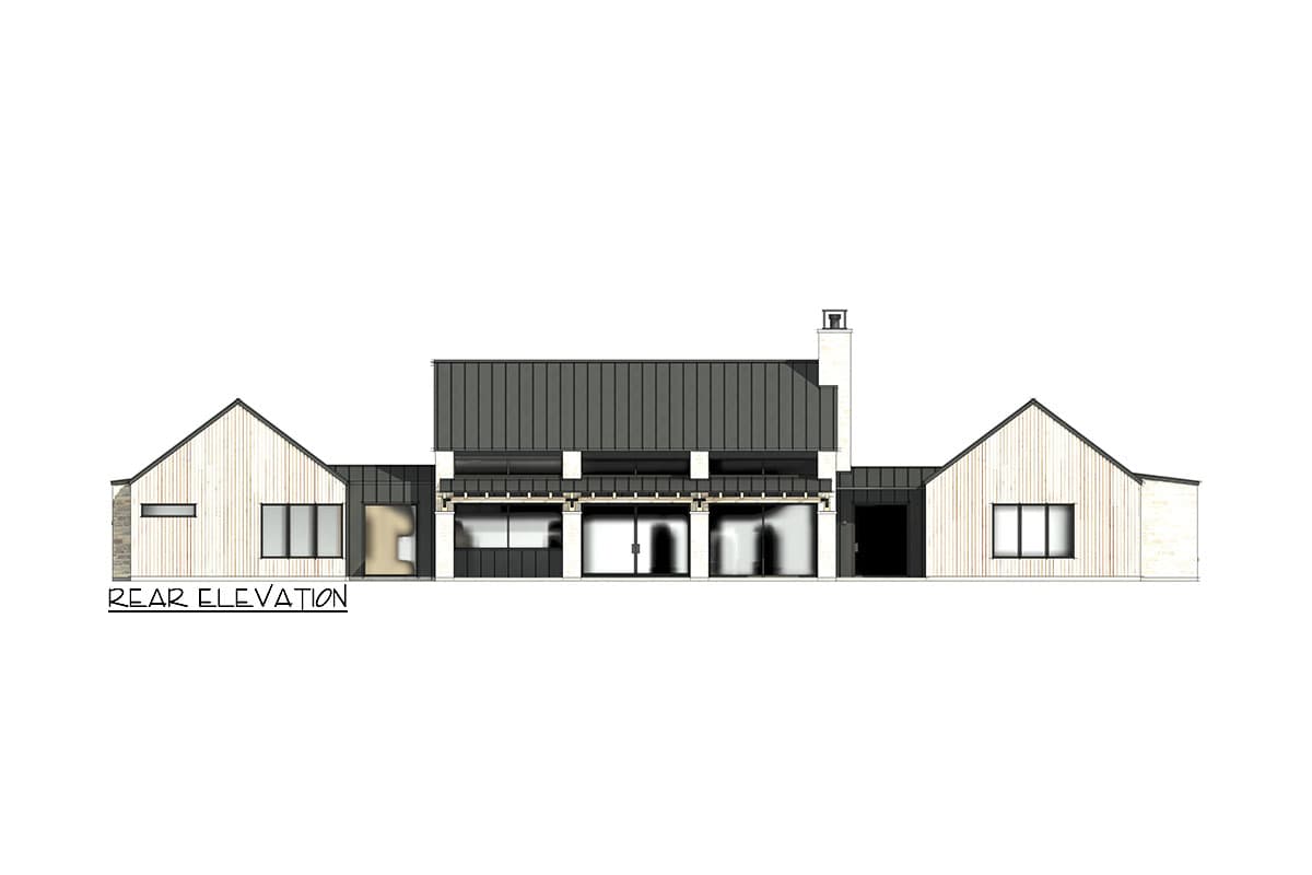 Plan 818059JSS: New Zealand Modern Farmhouse with 11 Foot Deep Porches - 3025 Sq Ft - Image #7 - Contemporary, Country, European, Farmhouse, Modern Farmhouse, Scandinavian, Transitional