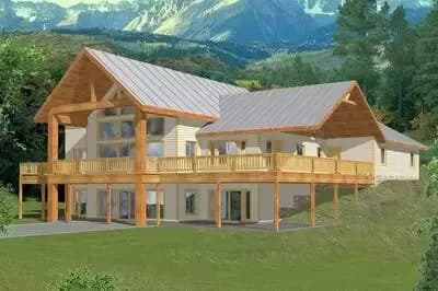 Commanding Views From Twin Covered Decks