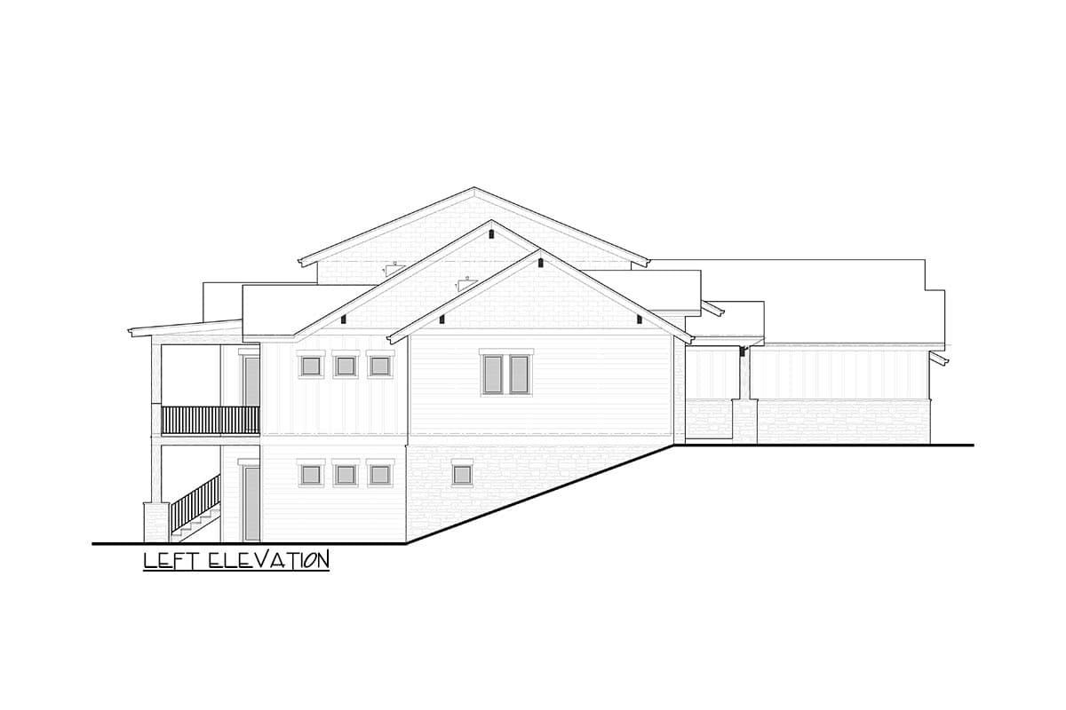 Plan 95202RW: 2314 Square Foot Mountain Craftsman House Plan with Abundant Outdoor Space in Back - Image #4 - Contemporary, Craftsman, Mountain, New American, Northwest, Ranch