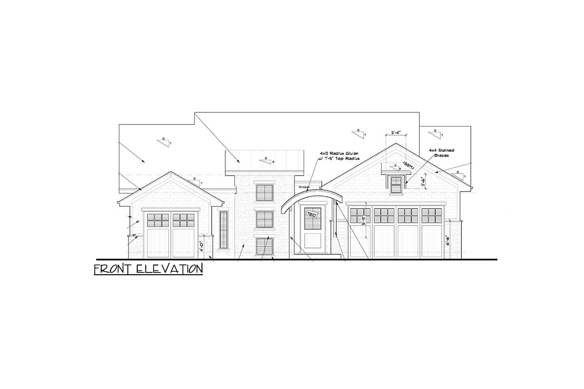 Plan 95203RW: 2257 Square Foot Transitional House Plan with Flex Room Casita - Image #8 - Craftsman, Mountain, New American, Transitional