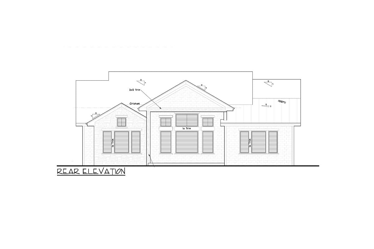 Plan 95203RW: 2257 Square Foot Transitional House Plan with Flex Room Casita - Image #10 - Craftsman, Mountain, New American, Transitional