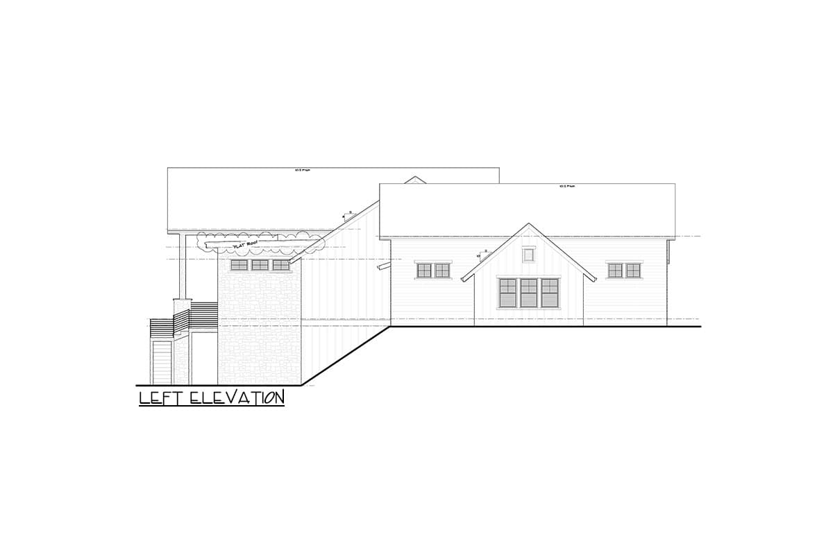 Plan 95205RW: Mountain Modern Home Plan with RV Bay and Optional Lower Level - Image #4 - Craftsman, Mountain, New American, Ranch