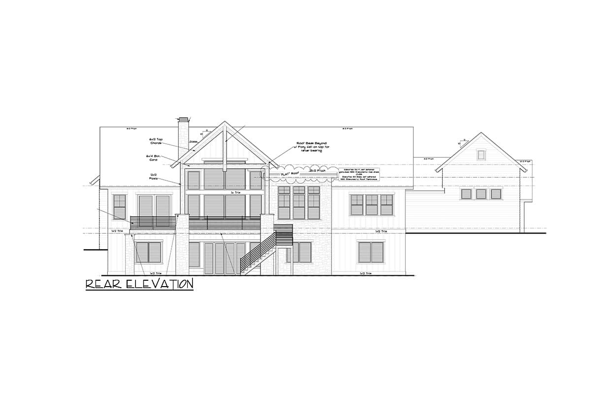 Plan 95205RW: Mountain Modern Home Plan with RV Bay and Optional Lower Level - Image #5 - Craftsman, Mountain, New American, Ranch