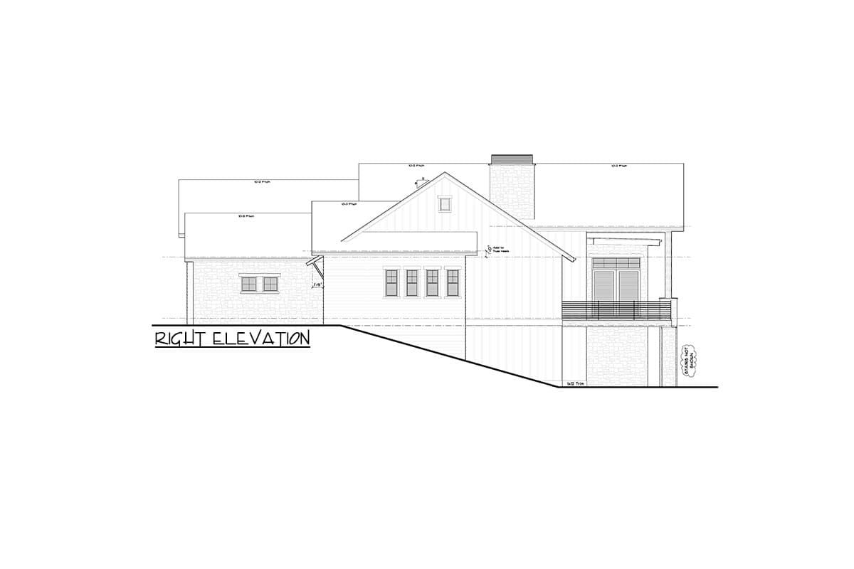 Plan 95205RW: Mountain Modern Home Plan with RV Bay and Optional Lower Level - Image #6 - Craftsman, Mountain, New American, Ranch