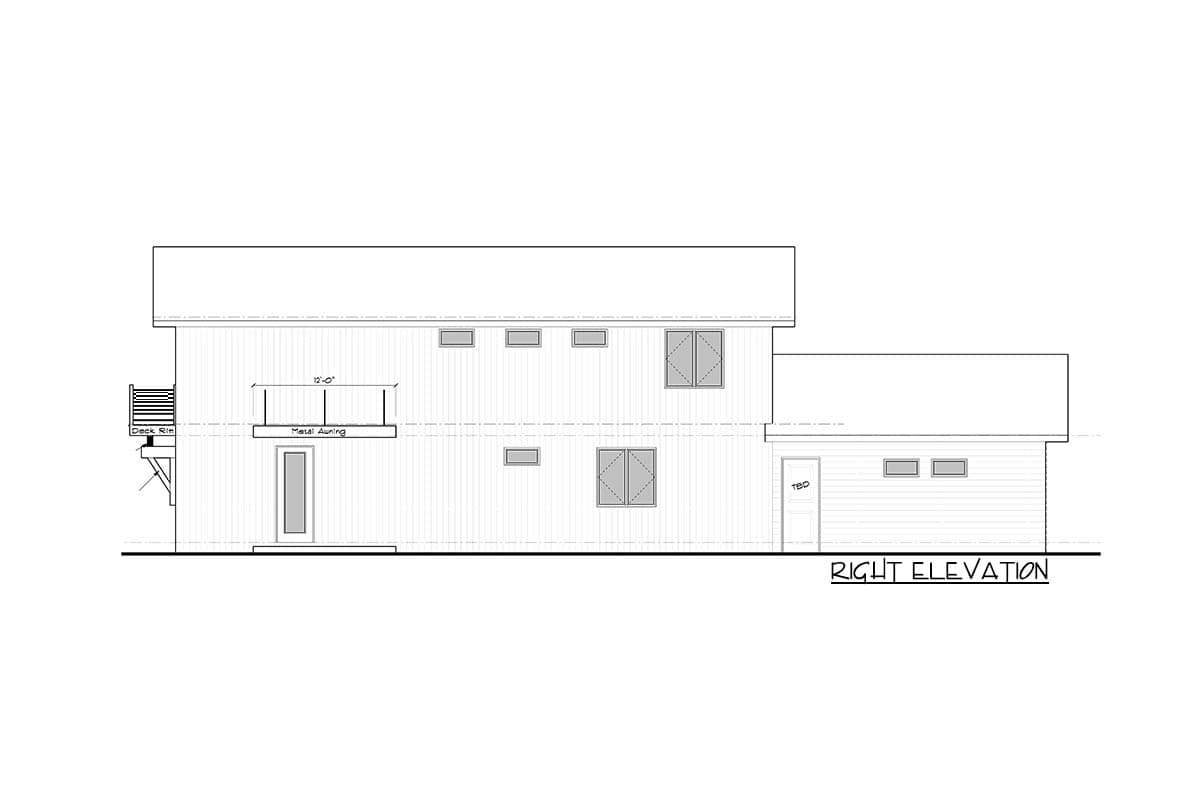 Plan 95206RW: Rustic Mountain House Plan with Rear Entry Garage - 2087 Sq Ft - Image #5 - Country, Craftsman, Mountain, New American, Rustic