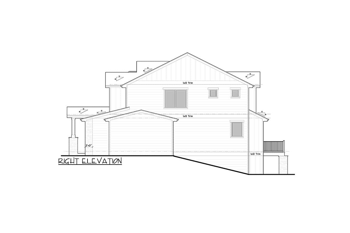 Plan 95207RW: Under 2,000 Square Foot Craftsman House Plan with Optional Lower Level - Image #6 - Country, Craftsman, New American, Traditional