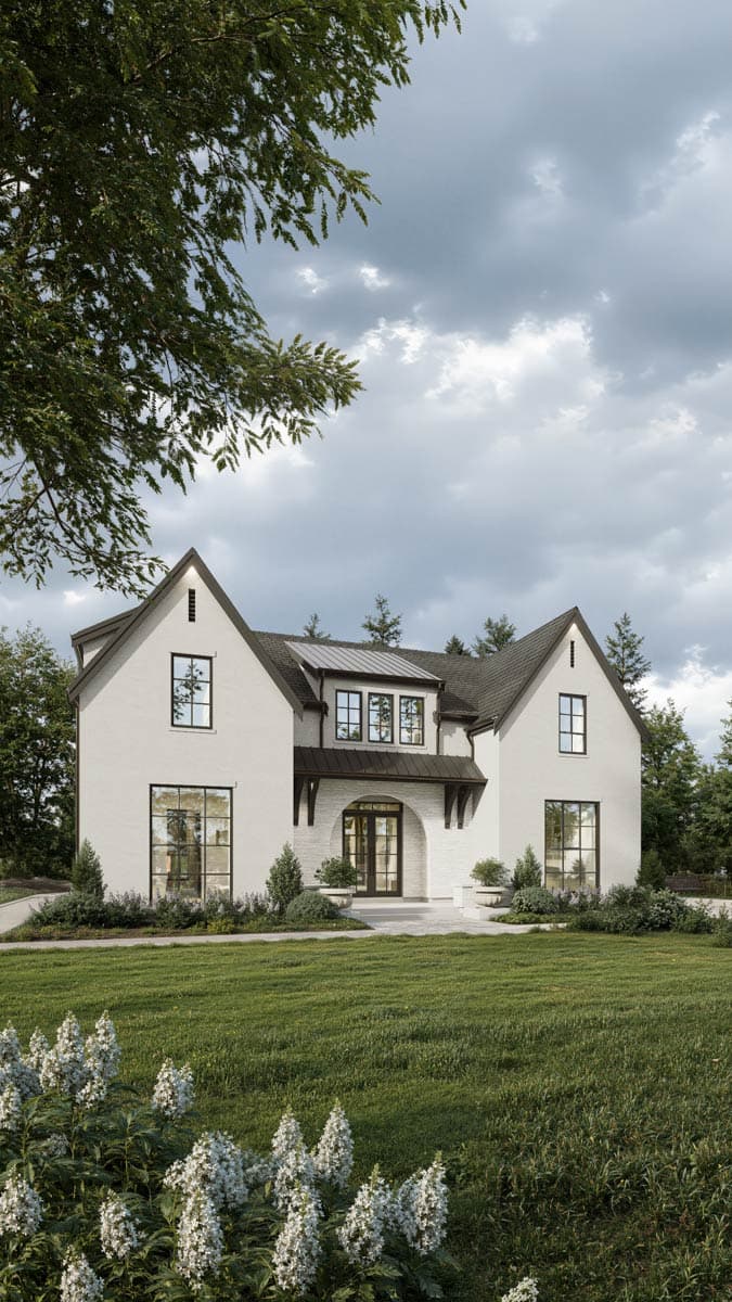 Plan 270075AF: Modern French Country House Plan with Private Lower Level Apartment - 3362 Sq Ft - Image #6