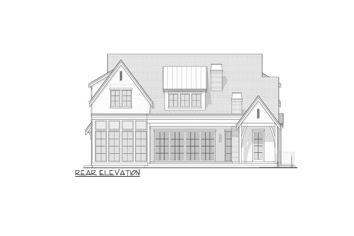 Plan 270075AF: Modern French Country House Plan with Private Lower Level Apartment - 3362 Sq Ft - Image #13