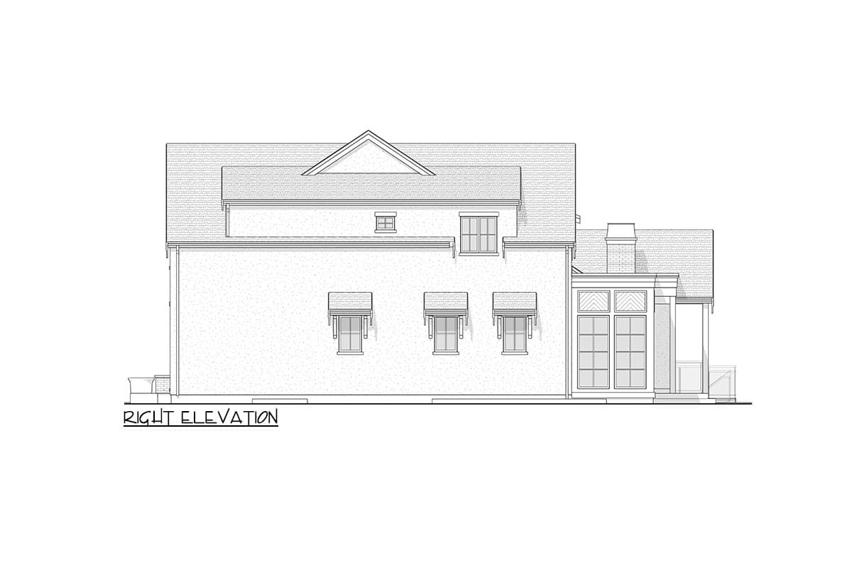 Plan 270075AF: Modern French Country House Plan with Private Lower Level Apartment - 3362 Sq Ft - Image #14
