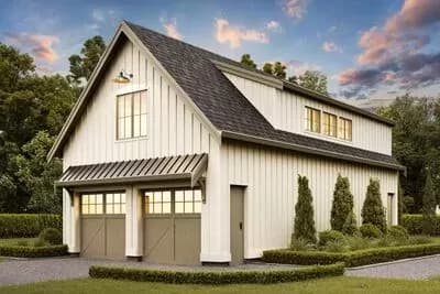 875 Square Foot Modern Farmhouse Style Garage Apartment