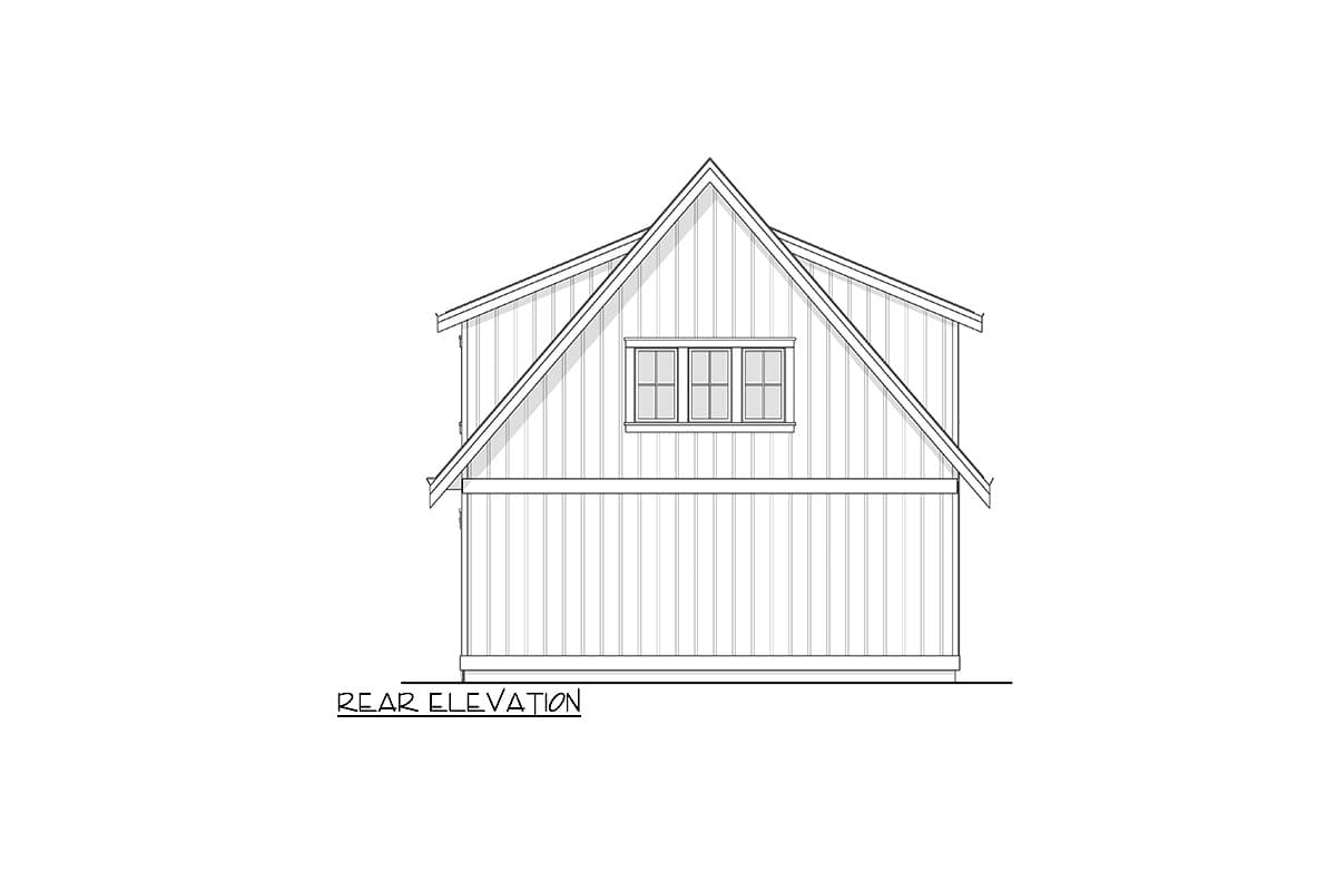 Plan 270077AF: 890 Square Foot 2-Bed Garage Apartment with Open Concept Living - Image #7 - Carriage, Country, Craftsman, New American, Traditional