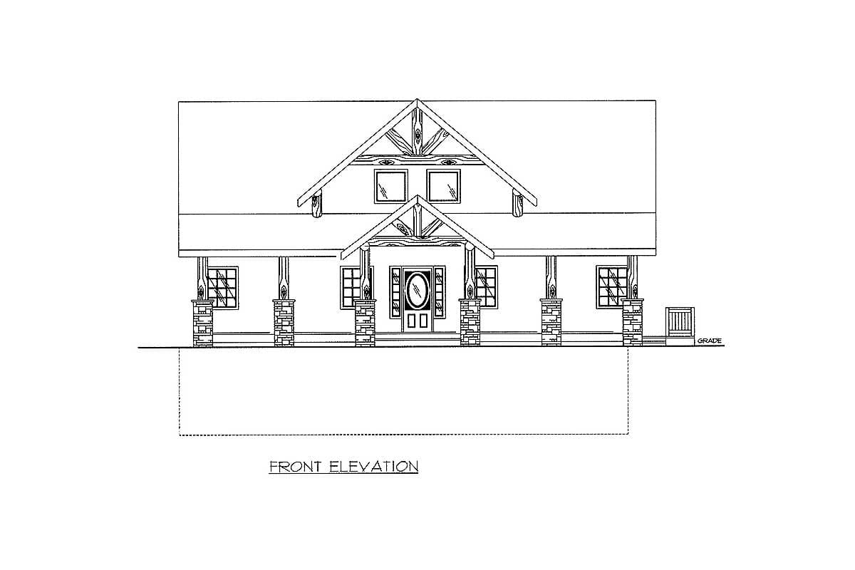 Plan 35165GH: Mountain or Lake House Plan Great Views to the Back - Image #5 - Contemporary, Mountain, Northwest, Rustic, Vacation