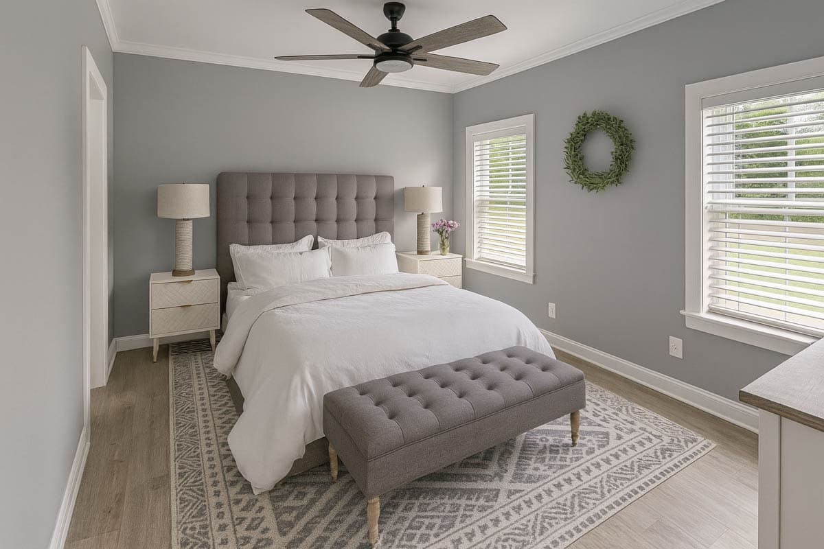 Plan 25032DH: 1425 Square Foot Country Home Plan 3 Beds in a Split Layout - Image #6 - Cottage, Country, Rustic, Traditional, Vacation