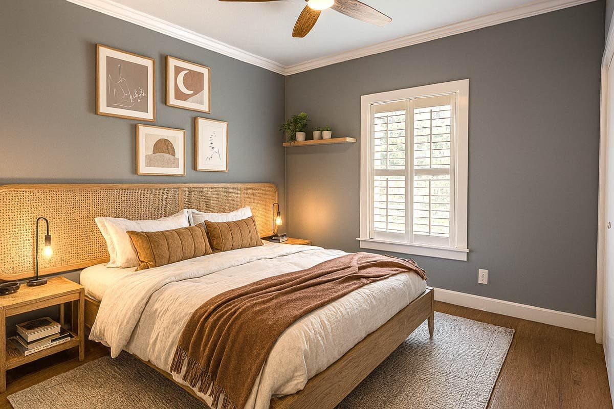 Plan 25032DH: 1425 Square Foot Country Home Plan 3 Beds in a Split Layout - Image #8 - Cottage, Country, Rustic, Traditional, Vacation