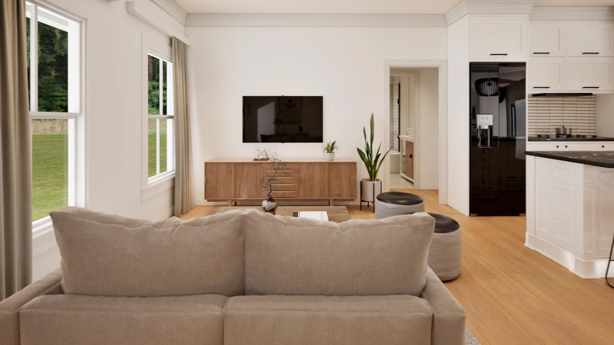 Plan 25033DH: 1620 Square Foot 3-Bed Home Plan with Split Bedrooms - Image #10 - Cottage, Country, Craftsman, New American