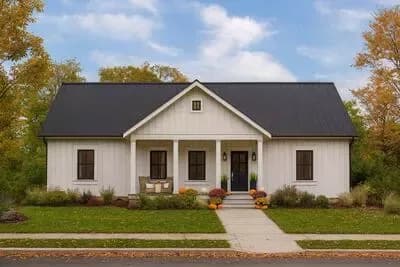 1620 Square Foot 3-Bed Home Plan with Split Bedrooms