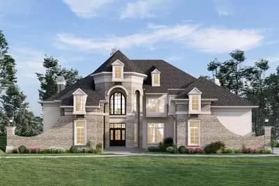 Luxurious 4200 Square Foot European-Style House Plan with Lower Level Expansion