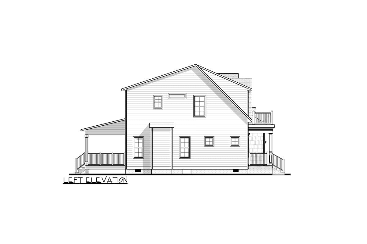 Plan 83641CRW: 2-Story Cape Cod Home Plan with Formal Dining Room and Den - Image #10 - Cape Cod, Country, Shingle, Traditional