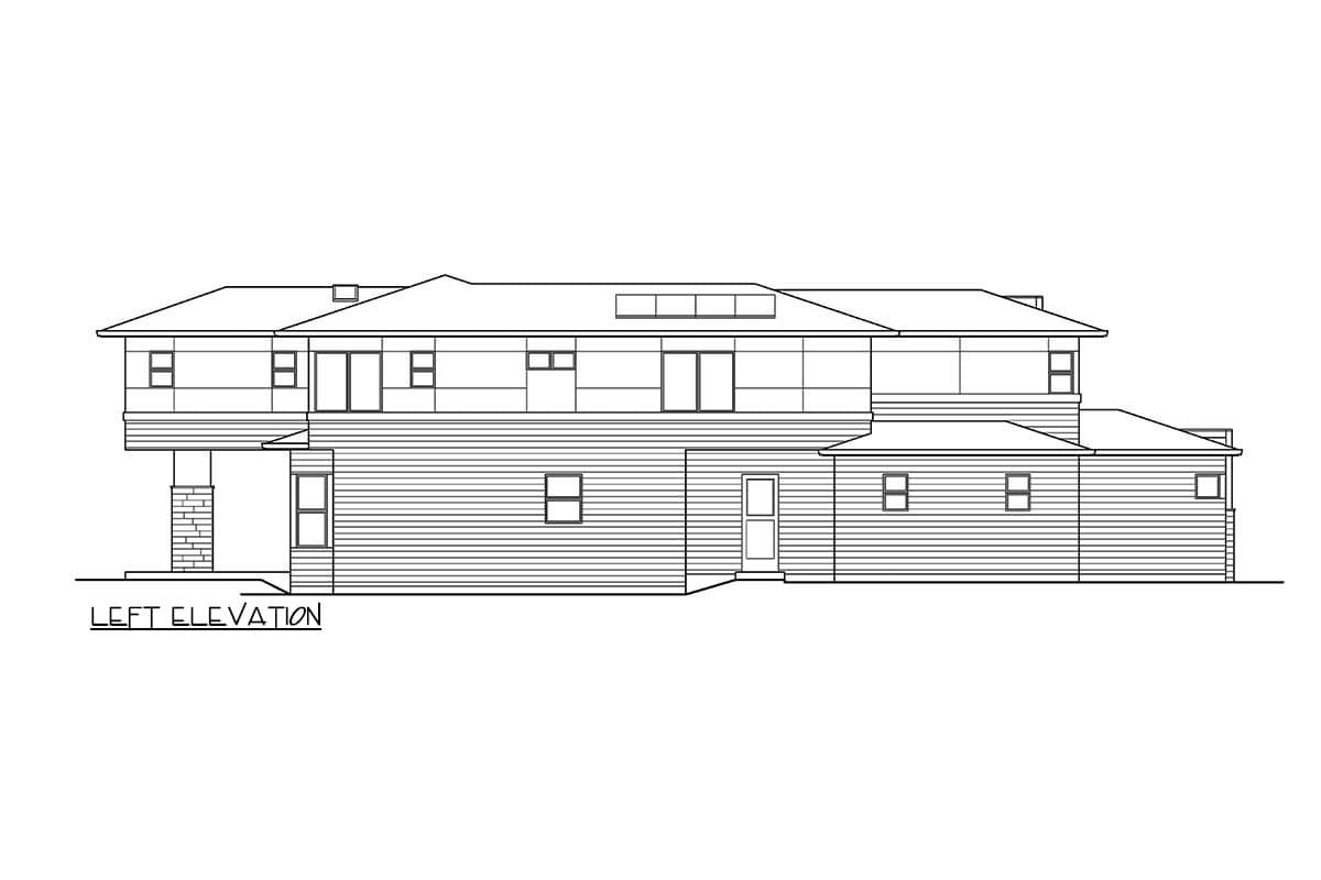 Plan 23366JD: Luxury Contemporary House Plan with Den and Grand Living Area - 4247 Sq Ft - Image #30 - Contemporary, Modern, Northwest