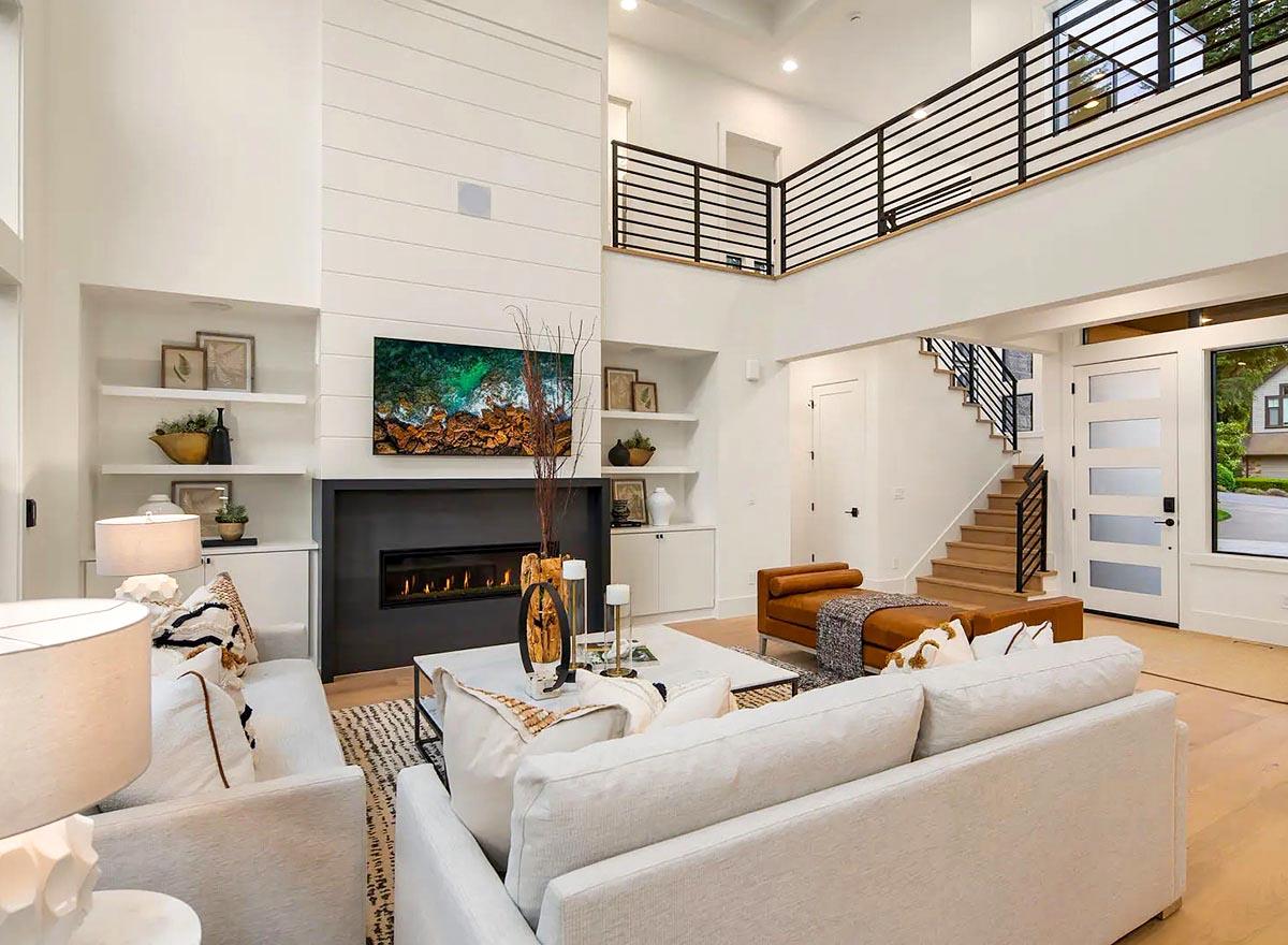 Plan 23366JD: Luxury Contemporary House Plan with Den and Grand Living Area - 4247 Sq Ft - Image #5 - Contemporary, Modern, Northwest