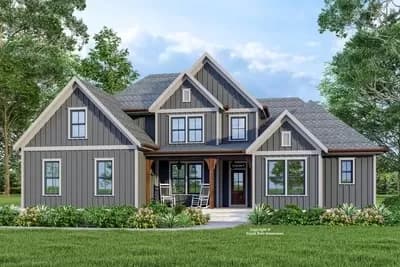New American Farmhouse with Flex and Bonus Rooms - 2523 Sq Ft