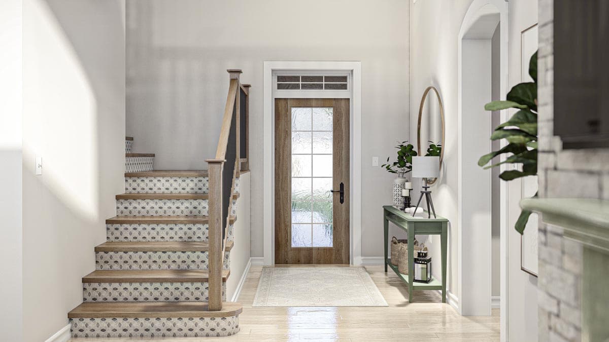 Plan 623244DJ: Traditional 3-Bed House Plan Under 2400 Square Feet with 2-Story Great Room - Image #5 - Country, Farmhouse, Traditional