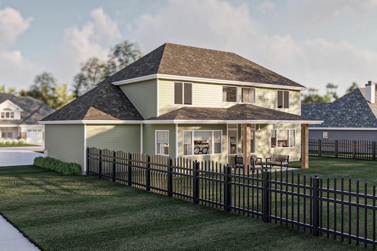 Plan 623244DJ: Traditional 3-Bed House Plan Under 2400 Square Feet with 2-Story Great Room - Image #16 - Country, Farmhouse, Traditional