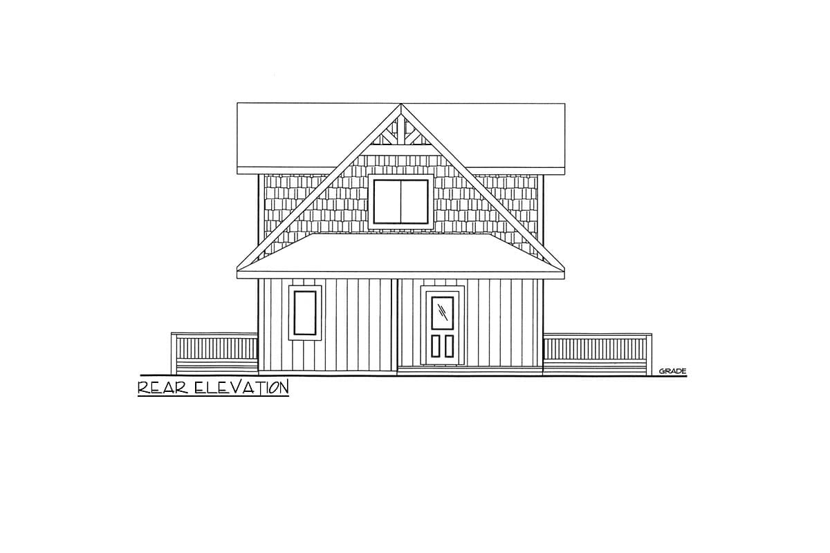 Plan 350026GH: 3-Story Country House Plan for Sloped Lots - Image #4 - Mountain, Rustic