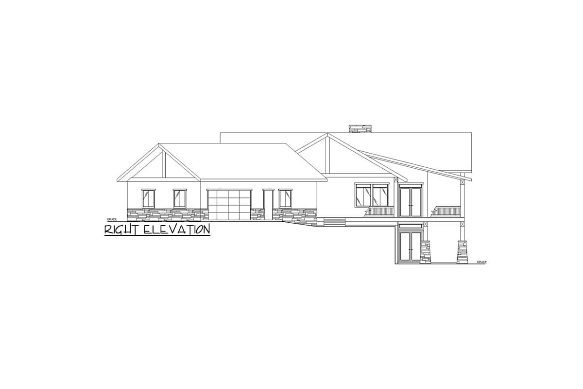 Plan 350030GH: Rustic Waterfront Home Plan with Loft and Walkout Basement - Image #5 - Craftsman, Mountain, Rustic