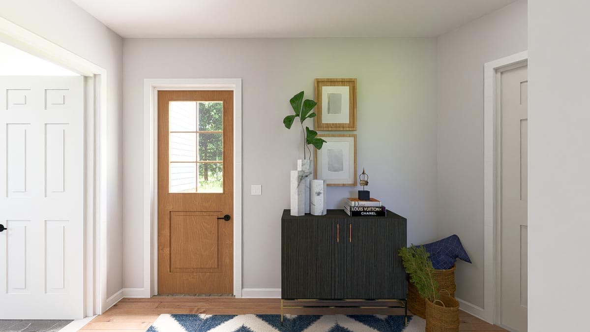 Plan 61435UT: 3 Car Garage Apartment with Over 1000 Sq Ft of Parking and Under 1300 Sq Ft of Living Space - Image #7 - Carriage, Country, New American, Shingle