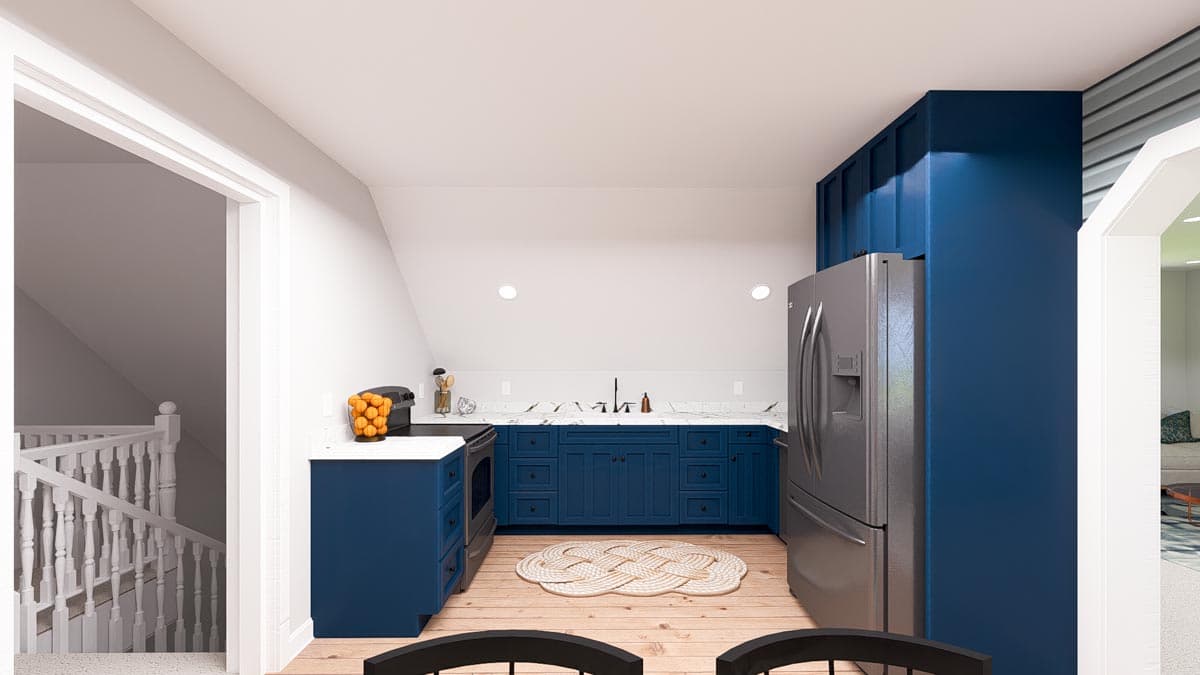 Plan 61435UT: 3 Car Garage Apartment with Over 1000 Sq Ft of Parking and Under 1300 Sq Ft of Living Space - Image #10 - Carriage, Country, New American, Shingle