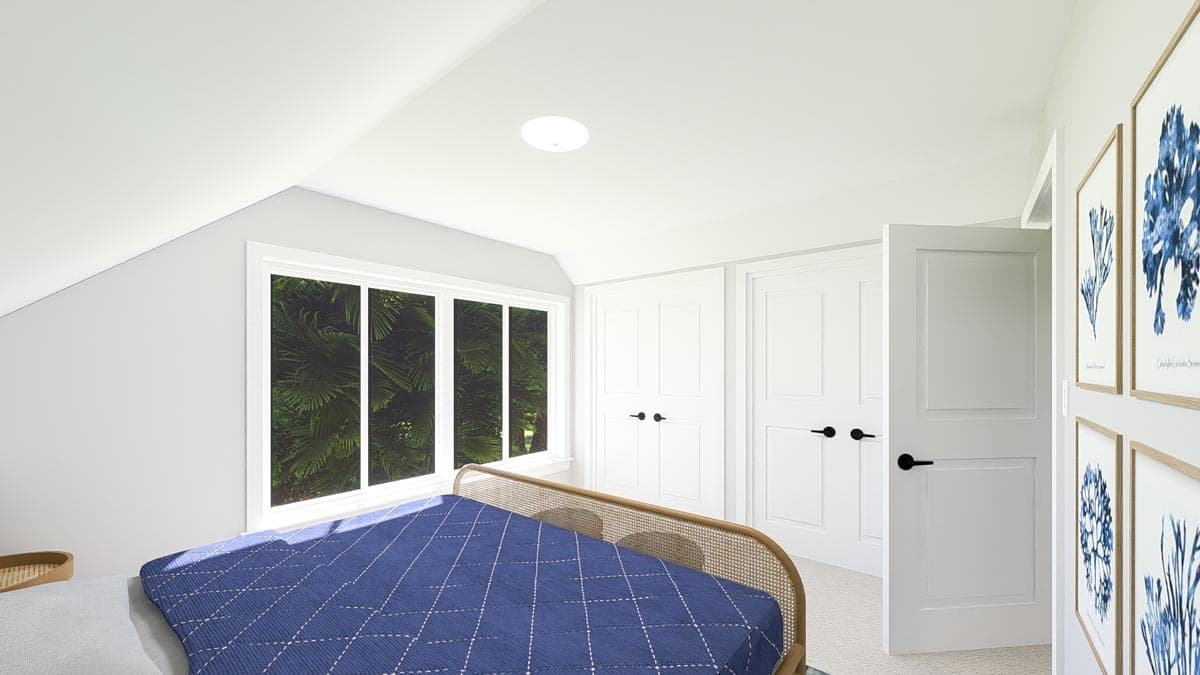 Plan 61435UT: 3 Car Garage Apartment with Over 1000 Sq Ft of Parking and Under 1300 Sq Ft of Living Space - Image #17 - Carriage, Country, New American, Shingle