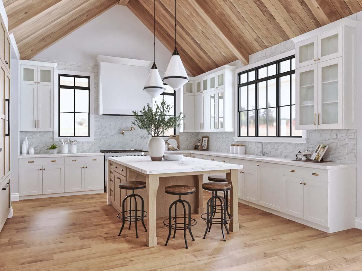 Plan 12230JL: 2000-Plus Square Foot New American House Plan with 3 Beds and 3-Car Front-Facing Garage - Image #6 - Country, Craftsman, Modern Farmhouse, New American