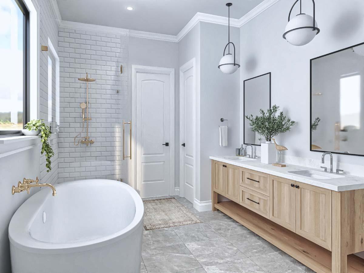 Plan 12230JL: 2000-Plus Square Foot New American House Plan with 3 Beds and 3-Car Front-Facing Garage - Image #10 - Country, Craftsman, Modern Farmhouse, New American