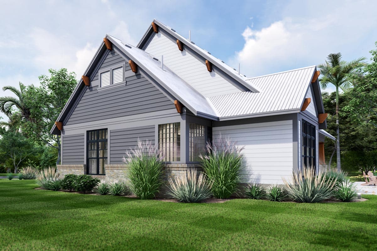 Plan 16927WG: 3-Bed Country Home Plan with Attached Carport and 2-Car Detached Garage - 1657 Sq Ft - Image #11 - Bungalow, Cottage, Country, Craftsman, New American