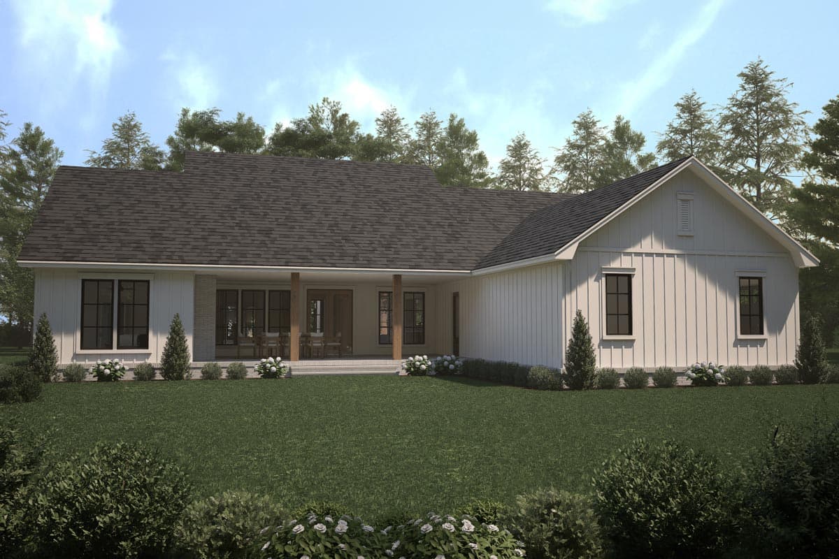 Plan 51938HZ: 3-Bedroom Modern Farmhouse Plan under 2400 Square Feet - Image #8 - Country, Farmhouse, Modern Farmhouse, New American, Transitional