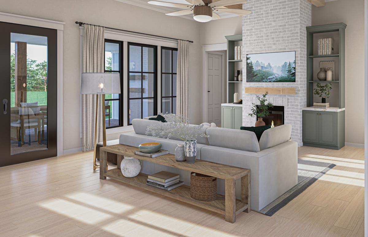 Plan 51938HZ: 3-Bedroom Modern Farmhouse Plan under 2400 Square Feet - Image #10 - Country, Farmhouse, Modern Farmhouse, New American, Transitional