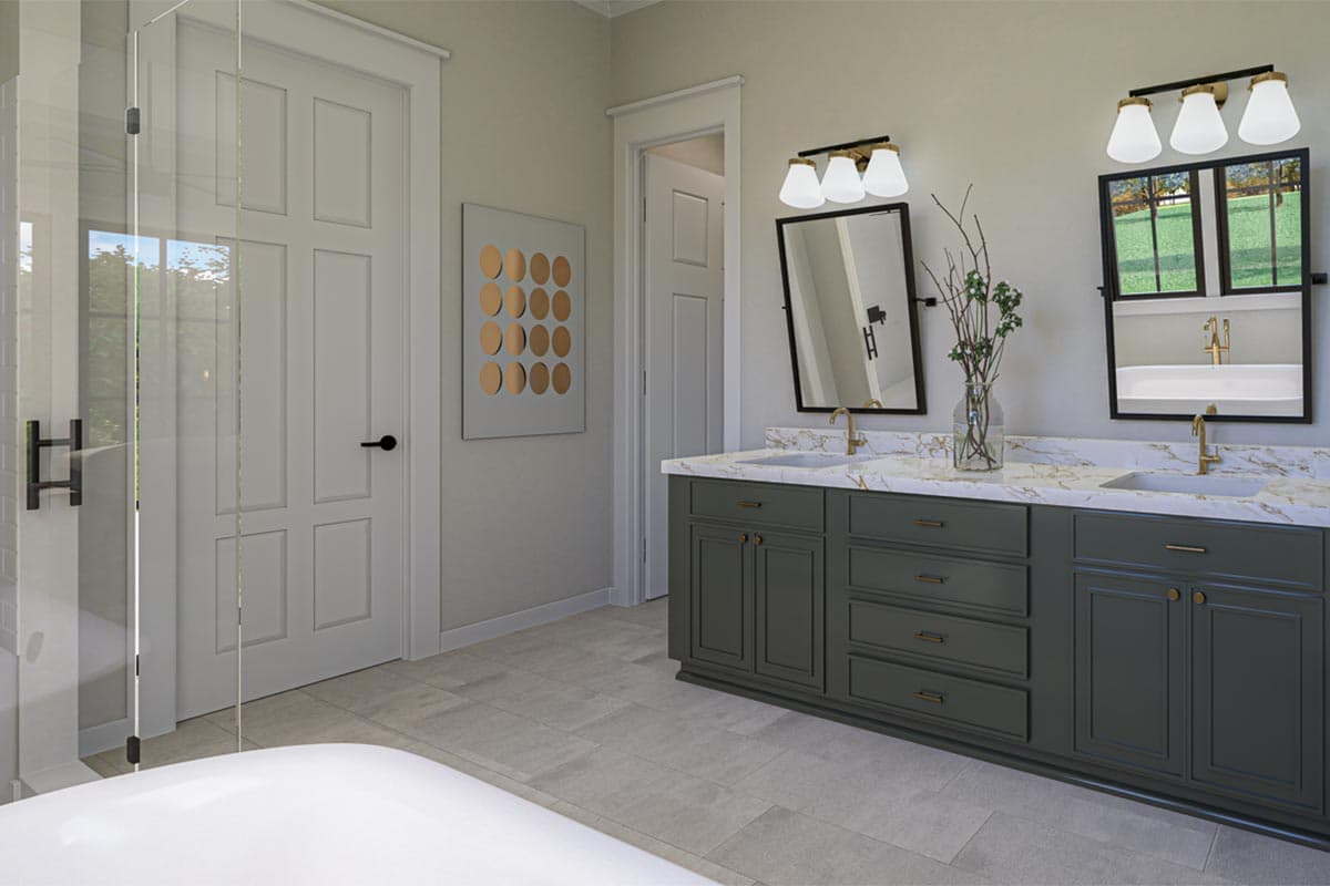 Plan 51938HZ: 3-Bedroom Modern Farmhouse Plan under 2400 Square Feet - Image #17 - Country, Farmhouse, Modern Farmhouse, New American, Transitional