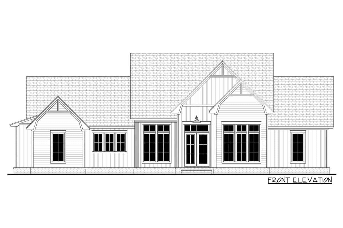 Plan 51938HZ: 3-Bedroom Modern Farmhouse Plan under 2400 Square Feet - Image #18 - Country, Farmhouse, Modern Farmhouse, New American, Transitional