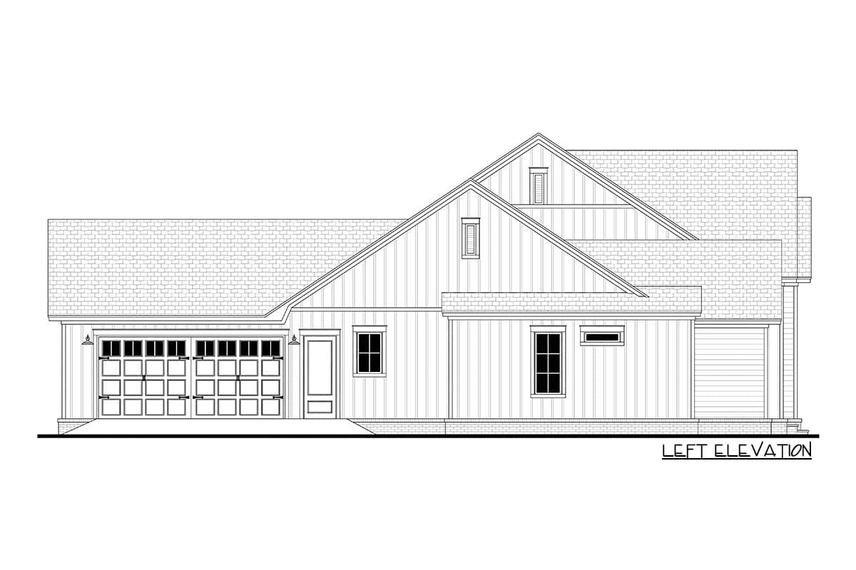 Plan 51938HZ: 3-Bedroom Modern Farmhouse Plan under 2400 Square Feet - Image #19 - Country, Farmhouse, Modern Farmhouse, New American, Transitional