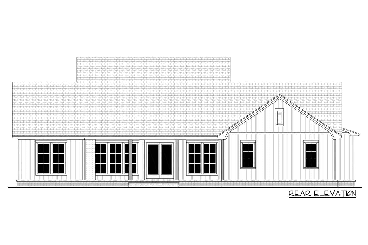 Plan 51938HZ: 3-Bedroom Modern Farmhouse Plan under 2400 Square Feet - Image #20 - Country, Farmhouse, Modern Farmhouse, New American, Transitional
