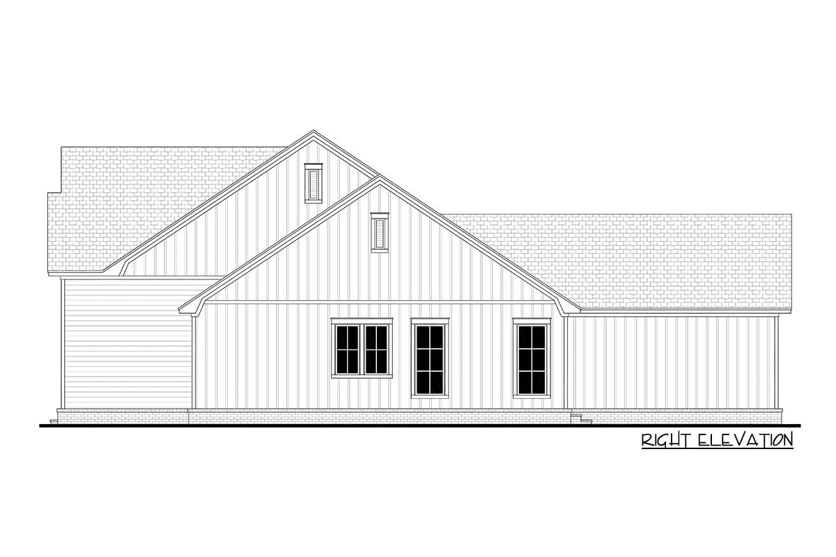 Plan 51938HZ: 3-Bedroom Modern Farmhouse Plan under 2400 Square Feet - Image #21 - Country, Farmhouse, Modern Farmhouse, New American, Transitional