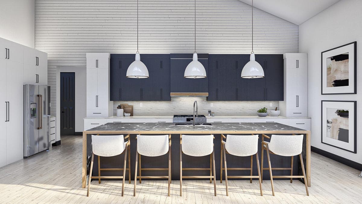 Plan 623246DJ: 3-Bed Barndominium-Style House Plan with 1835 Square Foot Garage with RV Bay - Image #10 - Barndominium, Country, Rustic