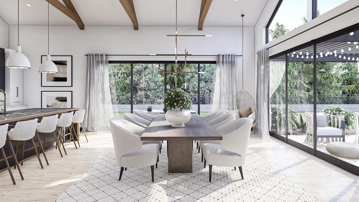 Plan 623246DJ: 3-Bed Barndominium-Style House Plan with 1835 Square Foot Garage with RV Bay - Image #12 - Barndominium, Country, Rustic