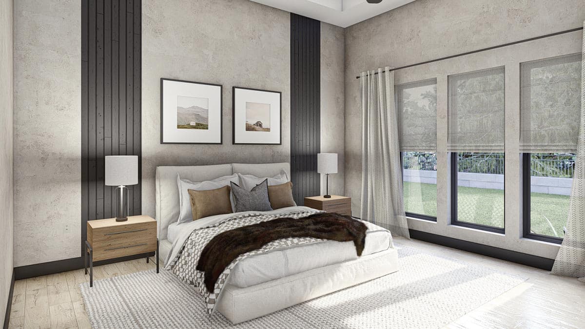 Plan 623246DJ: 3-Bed Barndominium-Style House Plan with 1835 Square Foot Garage with RV Bay - Image #15 - Barndominium, Country, Rustic