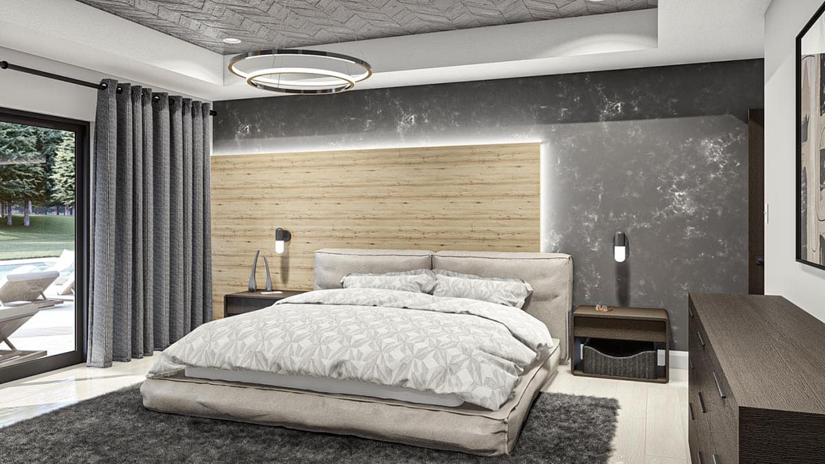 Plan 623247DJ: Modern Prairie Style House Plan with Two Levels of Outdoor Living - Image #13 - Contemporary, Mid Century Modern, Modern, Prairie