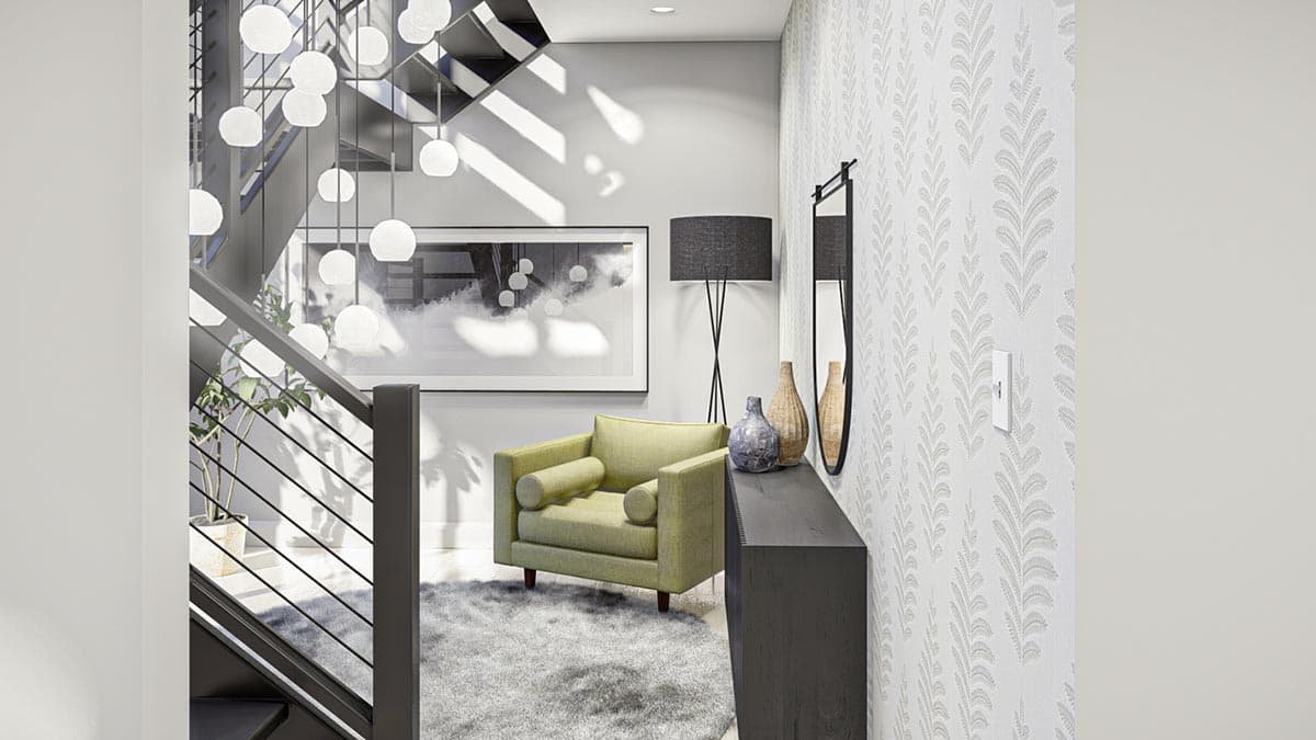 Plan 623247DJ: Modern Prairie Style House Plan with Two Levels of Outdoor Living - Image #16 - Contemporary, Mid Century Modern, Modern, Prairie